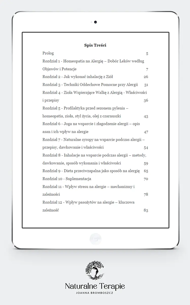 Przykładowa strona - ebook - Naturalna ulga w alergii