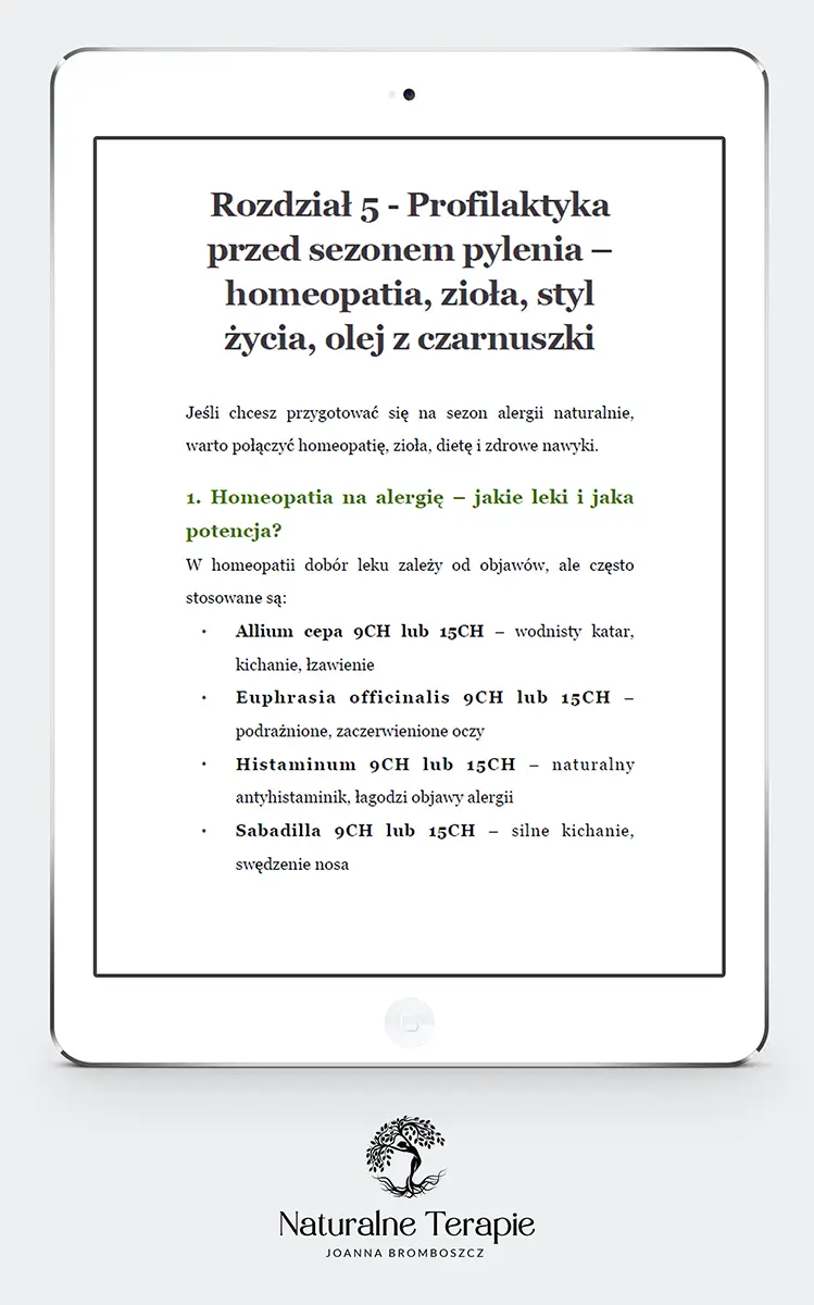 Przykładowa strona - ebook - Naturalna ulga w alergii
