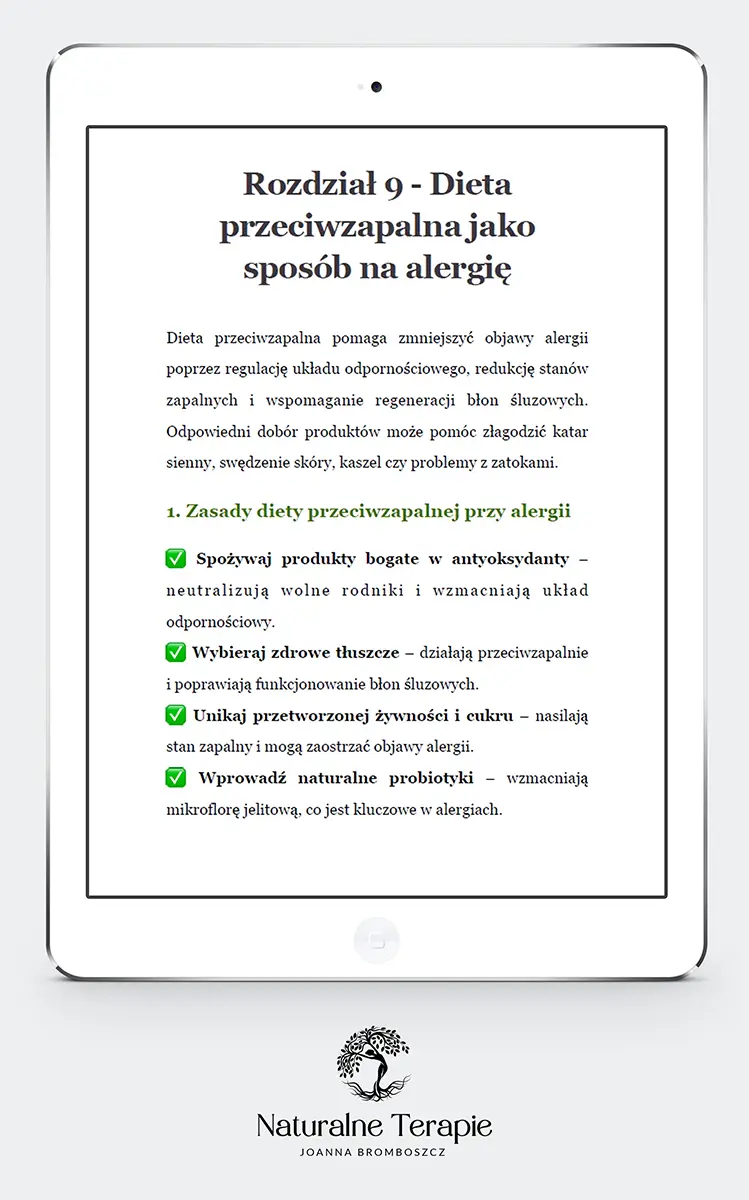 Spis treści - ebook - Naturalna ulga w alergii